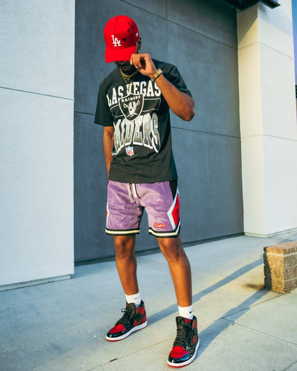 Loiter Carter Corduroy Basketball Shorts Purple