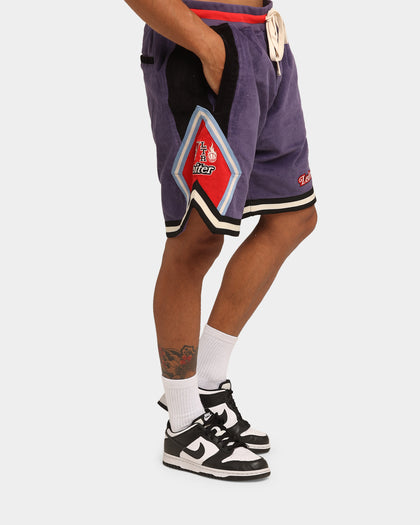 Loiter Carter Corduroy Basketball Shorts Purple