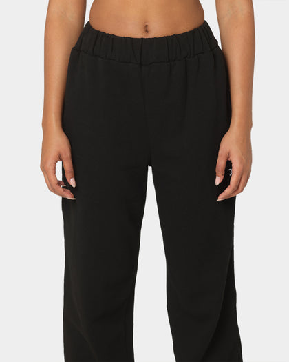 X-Girl Women's Mills Logo Track Pants Black