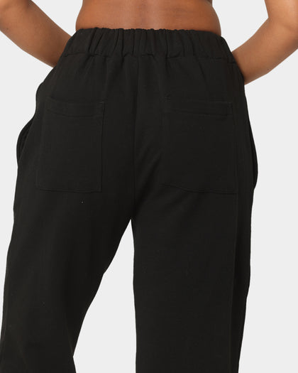 X-Girl Women's Mills Logo Track Pants Black