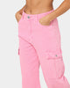 XXIII Women's Harika Cargo Pants Washed Pink