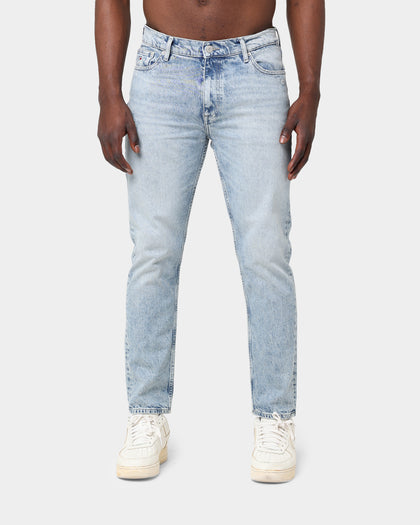 Tommy Jeans Dad Tapered Distressed Jeans Dark Denim
