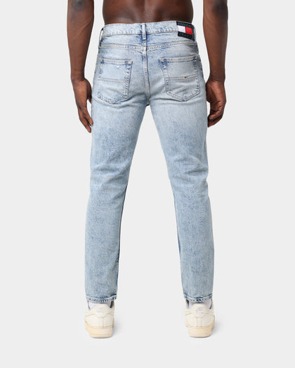 Tommy Jeans Dad Tapered Distressed Jeans Dark Denim
