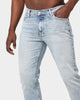 Tommy Jeans Dad Tapered Distressed Jeans Dark Denim