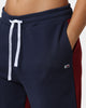 Tommy Jeans TJM Reverse Colorblock Track Pants Twilight Navy/Maroon