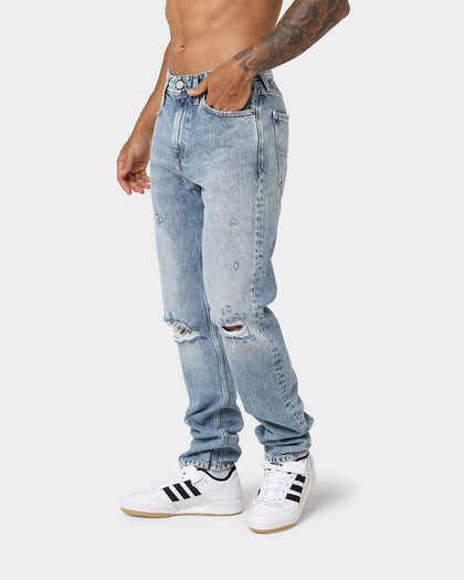 Tommy Jeans Scanton Slim Distressed Hemp Jeans Denim Light