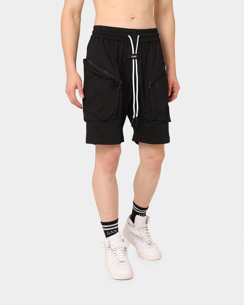 The Anti Order Neo Military Cargo Shorts Black