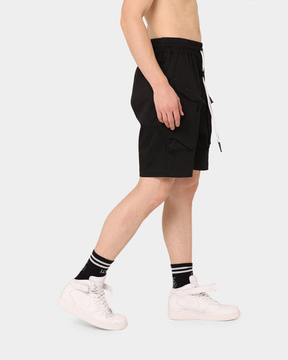 The Anti Order Neo Military Cargo Shorts Black