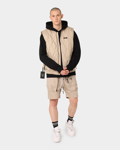 The Anti Order Neo Military Cargo Shorts Bone
