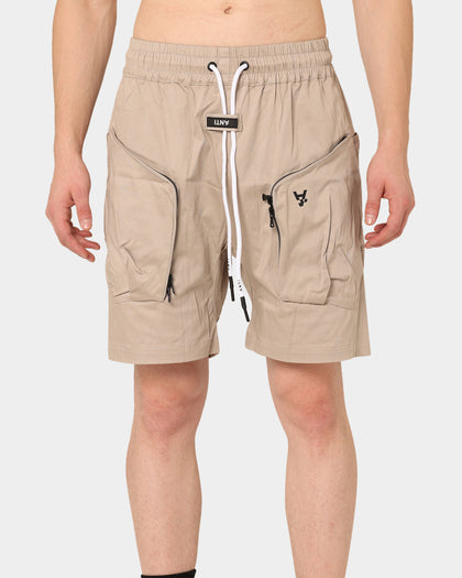 The Anti Order Neo Military Cargo Shorts Bone