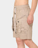 The Anti Order Neo Military Cargo Shorts Bone