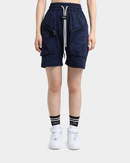 The Anti Order Neo Military Cargo Shorts Dark Navy