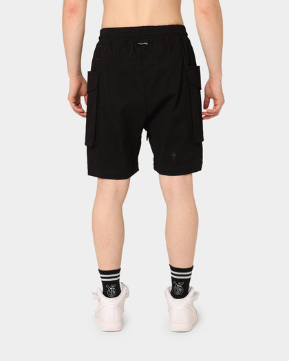The Anti Order Cleon Cargo Shorts Black