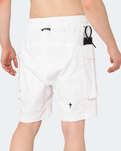The Anti Order Cleon Cargo Shorts White