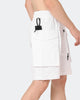 The Anti Order Cleon Cargo Shorts White