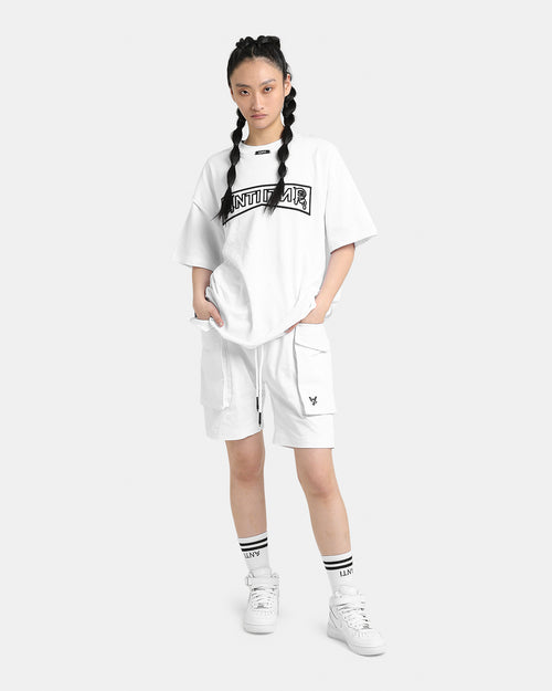 The Anti Order Cleon Cargo Shorts White