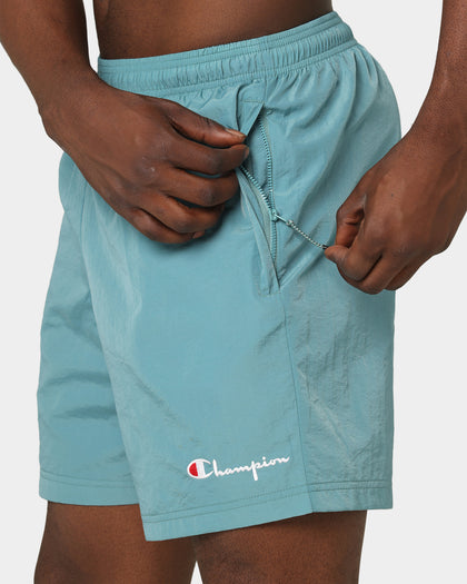 Champion LF Nylon Shorts Aqua Tonic