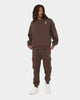 KAPPA Authentic Drake Track Pants Brown Coffee/Grey