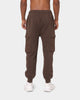 KAPPA Authentic Drake Track Pants Brown Coffee/Grey