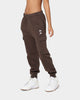 KAPPA Authentic Drake Track Pants Brown Coffee/Grey