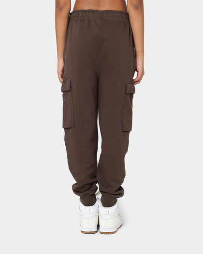 KAPPA Authentic Drake Track Pants Brown Coffee/Grey