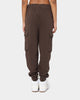 KAPPA Authentic Drake Track Pants Brown Coffee/Grey