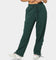 EN ES Women's Mason Lace Up Track Pants Deep Teal