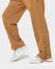 EN ES Women's Mason Lace Up Track Pants Tan