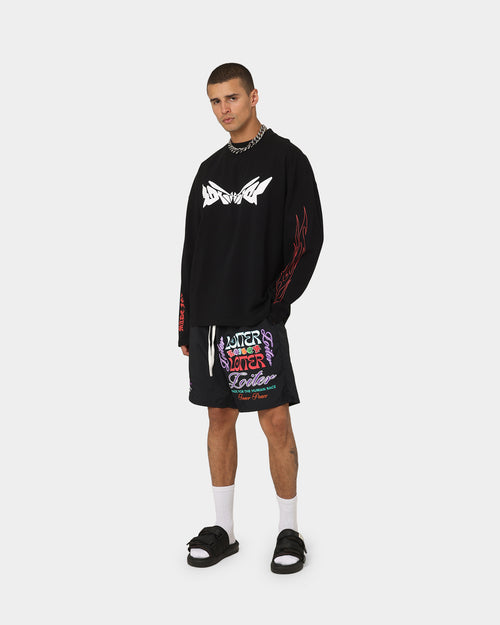 Loiter Forbidden Walk Shorts Black