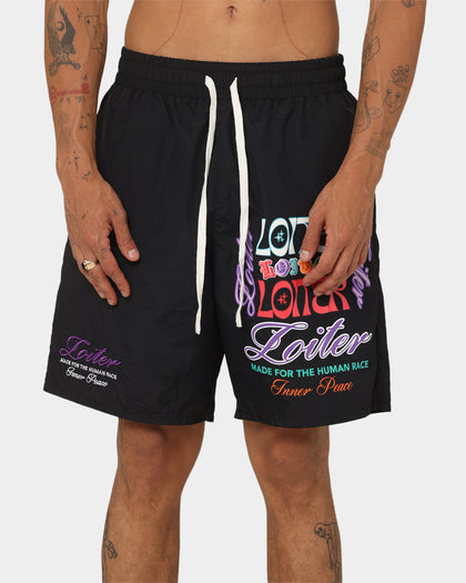 Loiter Forbidden Walk Shorts Black