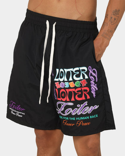 Loiter Forbidden Walk Shorts Black