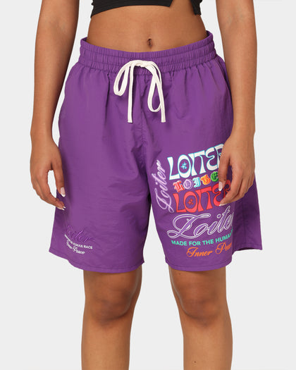 Loiter Forbidden Walk Shorts Purple