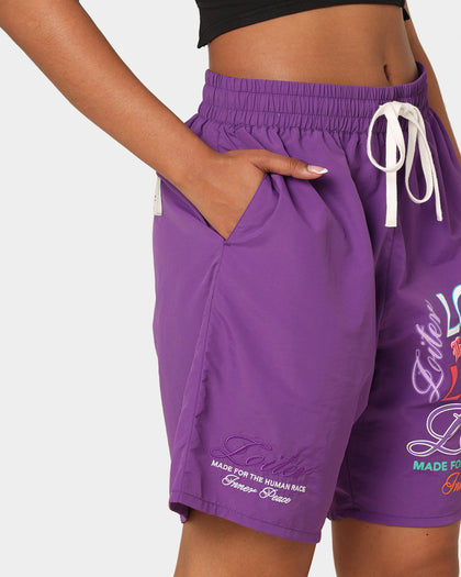 Loiter Forbidden Walk Shorts Purple