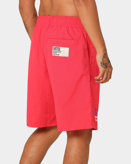 Loiter Forbidden Walk Shorts Red