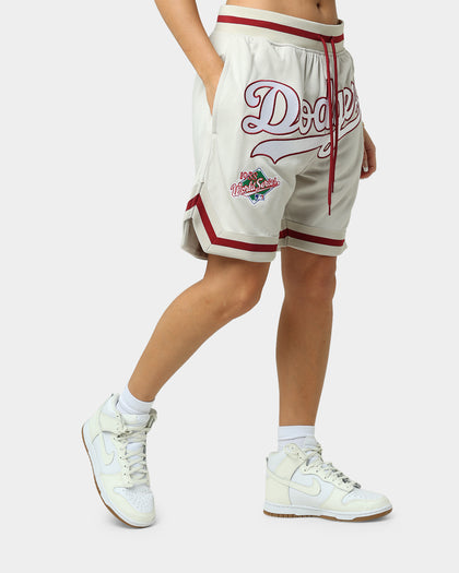 New Era Los Angeles Dodgers World Series Mesh Shorts Stone