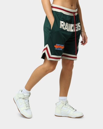 New Era Las Vegas Raiders Mesh Shorts Dark Green