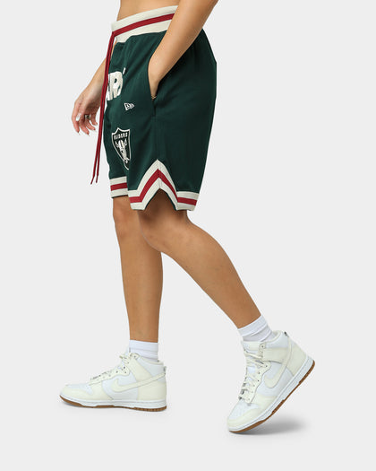 New Era Las Vegas Raiders Mesh Shorts Dark Green