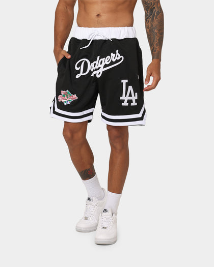 New Era Los Angeles Dodgers World Series Mesh Shorts Black/White