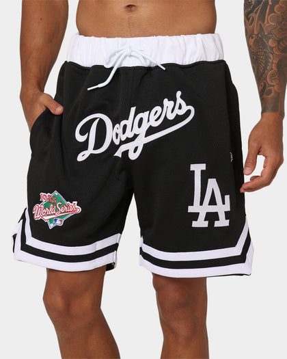 New Era Los Angeles Dodgers World Series Mesh Shorts Black/White