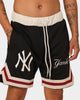 New Era New York Yankees Mesh Shorts Black/Cardinal