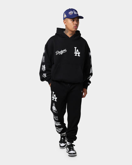 New Era Los Angeles Dodgers Track Pants Black/White