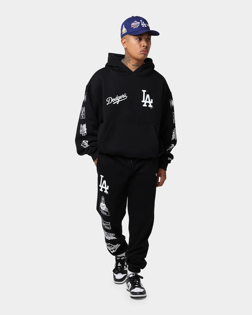 New Era Los Angeles Dodgers Track Pants Black/White