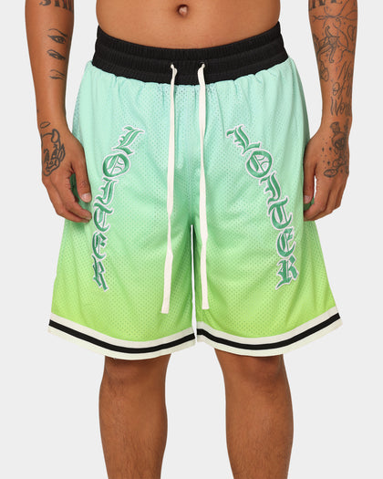Loiter Script Ball Shorts Green
