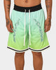 Loiter Script Ball Shorts Green