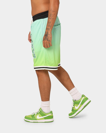Loiter Script Ball Shorts Green