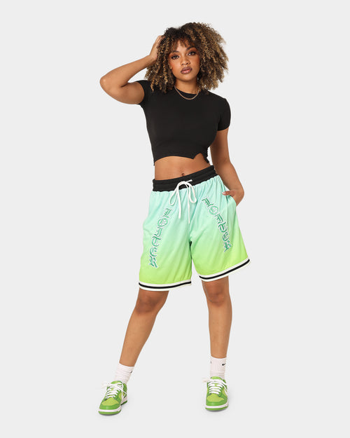 Loiter Script Ball Shorts Green