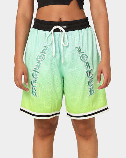 Loiter Script Ball Shorts Green