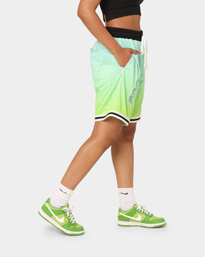 Loiter Script Ball Shorts Green
