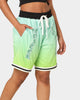 Loiter Script Ball Shorts Green