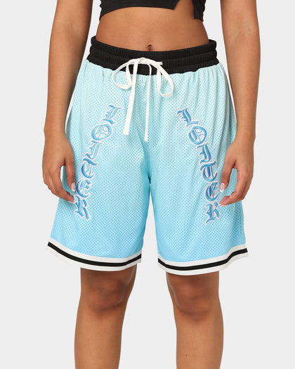 Loiter Script Ball Shorts Blue